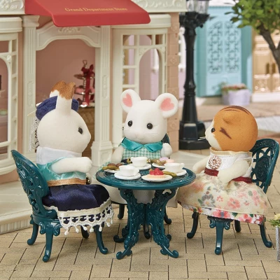 Calico Critters Town Series Marshmallow Mouse, Collectible Doll Figure With Fashion Accessories 4 Calico Critters Town Series Marshmallow Mouse, Collectible Doll Figure With Fashion Accessories - Image 2