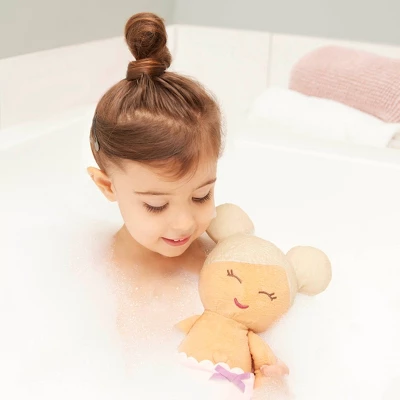 LullaBaby Bath Plush Doll For Real Water Play - Blonde Hair 3 LullaBaby Bath Plush Doll For Real Water Play - Blonde Hair