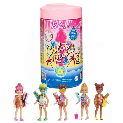 Barbie - Chelsea Color Reveal ! Color Changing Kids - Beach Go'er Doll With 6 Surprise Accessories 9 Barbie - Chelsea Color Reveal ! Color Changing Kids - Beach Go'er Doll With 6 Surprise Accessories - Image 7