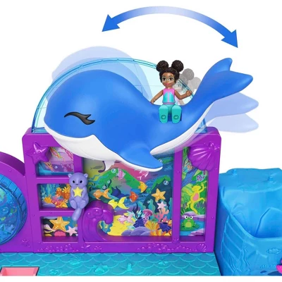 Polly Pocket Pollyville Aquarium Starring Shani Playset With 2 Dolls 4 Polly Pocket Pollyville Aquarium Starring Shani Playset With 2 Dolls - Image 2