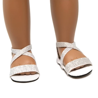 I'M A GIRLY Jasmine 18" Fashion Doll With Brunette Curly Interchangeable Wig To Style 5 I'M A GIRLY Jasmine 18" Fashion Doll With Brunette Curly Interchangeable Wig To Style - Image 3