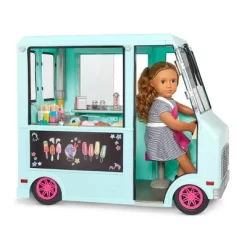 Our Generation Sweet Stop Ice Cream Truck With Electronics For 18" Dolls - Light Blue 18 Our Generation Sweet Stop Ice Cream Truck With Electronics For 18" Dolls - Light Blue -Toy Promotion GUEST d9aab0f0 633a 4daf 83e4 ba3e97d26dd8
