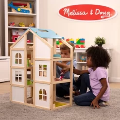 Melissa & Doug Hi-Rise Wooden Dollhouse With Furniture, Garage And Working Elevator -Toy Promotion GUEST db599fb6 76ac 4af8 b5d9 318c79c31cc6