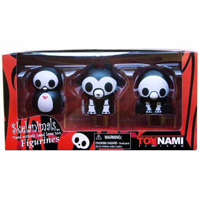 Toynami, Inc. Skelanimals PVC Mini Figure Box Set | Pen | Jae | Pudge 3 Toynami, Inc. Skelanimals PVC Mini Figure Box Set | Pen | Jae | Pudge