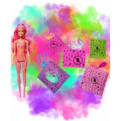 Barbie - Color Reveal ! Hair / Skin & Clothes Color Changing Doll Neon Themed Funky Tie-Dye Series 10 Barbie - Color Reveal ! Hair / Skin & Clothes Color Changing Doll Neon Themed Funky Tie-Dye Series -Toy Promotion GUEST df174e8e 75b0 476c b98a 839e2bdb1d66