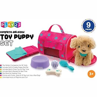 Plush Stuffed Puppy Dog 9 PCS Set For Baby Doll Accessories Fits For 18’’ American Girl Dolls - Play22Usa 9 Plush Stuffed Puppy Dog 9 PCS Set For Baby Doll Accessories Fits For 18’’ American Girl Dolls - Play22Usa - Image 7