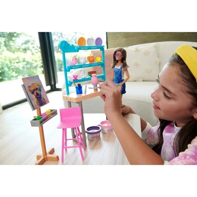 Barbie Relax & Create Art Studio Playset 3 Barbie Relax & Create Art Studio Playset