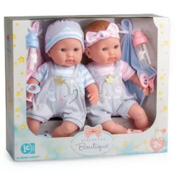 JC Toys Berenguer Boutique Twins 15" Soft Body Baby Doll Open/Close Eyes -Toy Promotion GUEST e7c8562f 2020 452a 93ad 8009bcfb2500