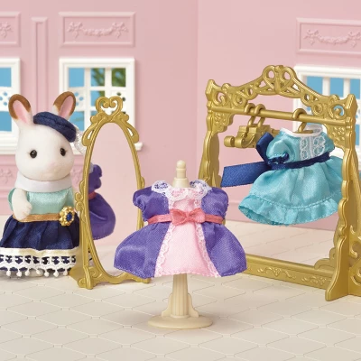 Calico Critters Town Series Boutique Fashion Set, Dollhouse Playset With Fashion Accessories 3 Calico Critters Town Series Boutique Fashion Set, Dollhouse Playset With Fashion Accessories