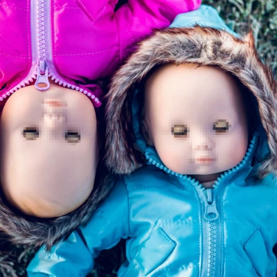 The Queen's Treasures 15" Baby Doll Clothes Set Of Two Winter Outerwear 6 The Queen's Treasures 15" Baby Doll Clothes Set Of Two Winter Outerwear - Image 4