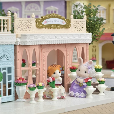 Calico Critters Town Series Blooming Flower Shop, Fashion Dollhouse Playset With Furniture And Accessories 4 Calico Critters Town Series Blooming Flower Shop, Fashion Dollhouse Playset With Furniture And Accessories - Image 2