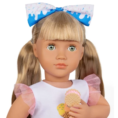 Our Generation Lorelei & Storybook Posable 18" Ice Cream Doll 5 Our Generation Lorelei & Storybook Posable 18" Ice Cream Doll - Image 3