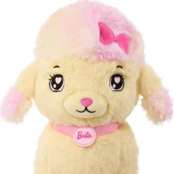 Barbie Salon Pet Adventure Stuffed Animal, Poodle With Themed Purse And 6 Accessories