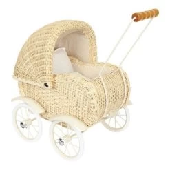 Small Foot Vintage Baby Doll Pram - Beige