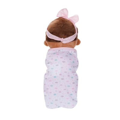 Perfectly Cute My First Plush Baby Doll - Brown Hair/Brown Eyes 4 Perfectly Cute My First Plush Baby Doll - Brown Hair/Brown Eyes - Image 2