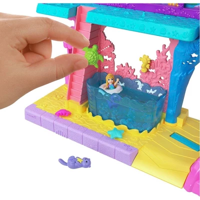 Polly Pocket Pollyville Aquarium Starring Shani Playset With 2 Dolls 3 Polly Pocket Pollyville Aquarium Starring Shani Playset With 2 Dolls