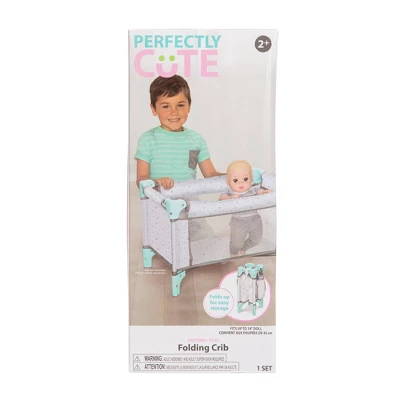 Perfectly Cute Baby Doll Crib Mint Colored 4 Perfectly Cute Baby Doll Crib Mint Colored - Image 2