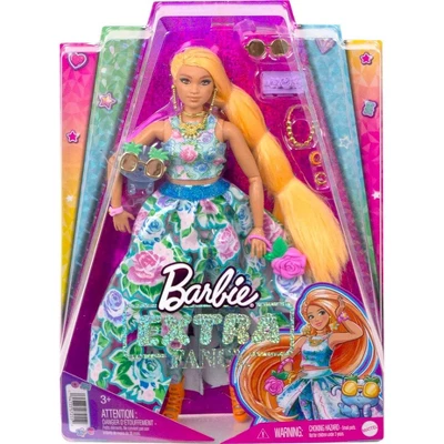 Barbie Extra Fancy Doll - Floral 2pc Gown 7 Barbie Extra Fancy Doll - Floral 2pc Gown - Image 5