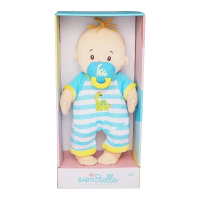 Manhattan Toy Baby Stella Boy Soft First Baby Doll For Ages 1 Year And Up, 15" 7 Manhattan Toy Baby Stella Boy Soft First Baby Doll For Ages 1 Year And Up, 15" - Image 5