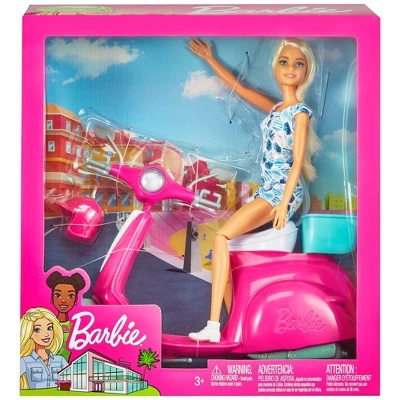 Barbie Doll & Scooter Playset 5 Barbie Doll & Scooter Playset - Image 3