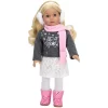 Sophia's - 18" Doll - "Let It Snow" Sweater, Lace Skirt, Leggings, Earmuffs, Pocket Scarf & Ewe Boots - Grey/White/Pink 2 Sophia's - 18" Doll - "Let It Snow" Sweater, Lace Skirt, Leggings, Earmuffs, Pocket Scarf & Ewe Boots - Grey/White/Pink -Toy Promotion GUEST f6888e1e 8408 4b67 97b4 377e557cfecf