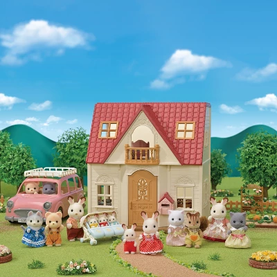 Calico Critters Red Roof Cozy Cottage, Dollhouse Playset With Figure, Furniture And Accessories 4 Calico Critters Red Roof Cozy Cottage, Dollhouse Playset With Figure, Furniture And Accessories - Image 2