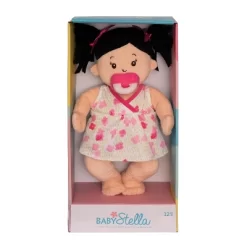 Manhattan Toy Baby Stella Black Hair Soft First Baby Doll, 15-Inch -Toy Promotion GUEST ff5cb32d cae6 4eab a66b d55904b56447