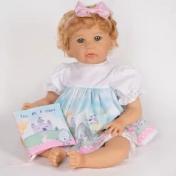 Paradise Galleries Reborn Toddler Girl Doll Story Time, 21 Inch With Light Blonde Hair And Blue Eyes, Made In SoftTouch Vinyl 13 Paradise Galleries Reborn Toddler Girl Doll Story Time, 21 Inch With Light Blonde Hair And Blue Eyes, Made In SoftTouch Vinyl -Toy Promotion GUEST ff5ea066 d164 4b9f 8152 45d2c3bfe682